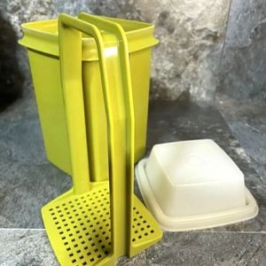 🌟 Vintage Tupperware Pick-A-Deli Pickle/Olive Container